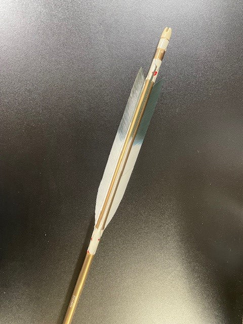 1913 シャフト ターキー羽 六つ矢 和紙巻