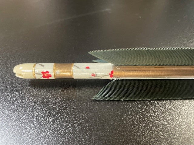 1913 シャフト ターキー羽 六つ矢 和紙巻