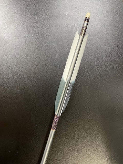 2015シャフト ターキー羽 六つ矢 和紙紺
