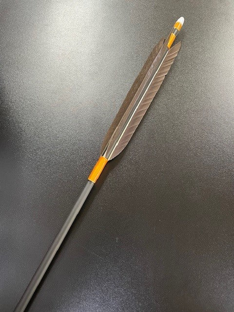 7517 匠 カーボンシャフト 黒鷲手羽 六つ矢 糸巻