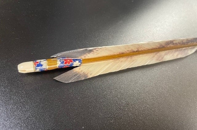 76-20 EASTON カーボンシャフト ターキー染羽 六つ矢 和紙巻
