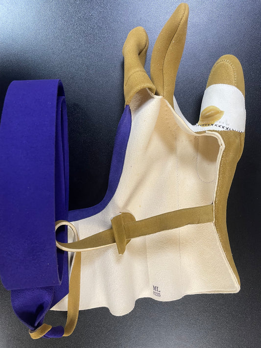 【中離特価】④三つ弽男子ML-堅帽子三分縁【征矢弓具】【初級者~様向け】