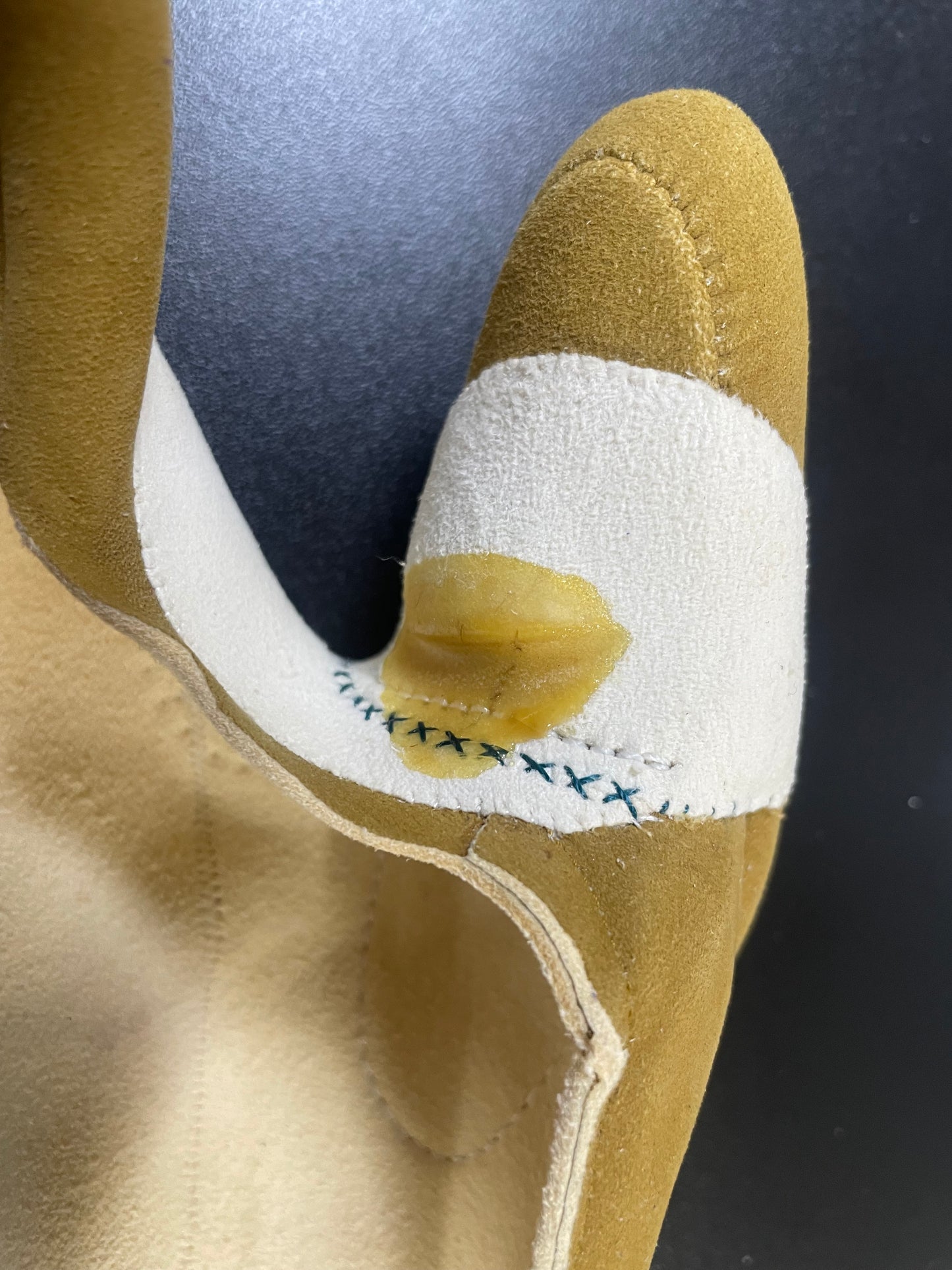 【中離特価】⑤三つ弽男子ML-堅帽子三分縁【征矢弓具】【初級者~様向け】