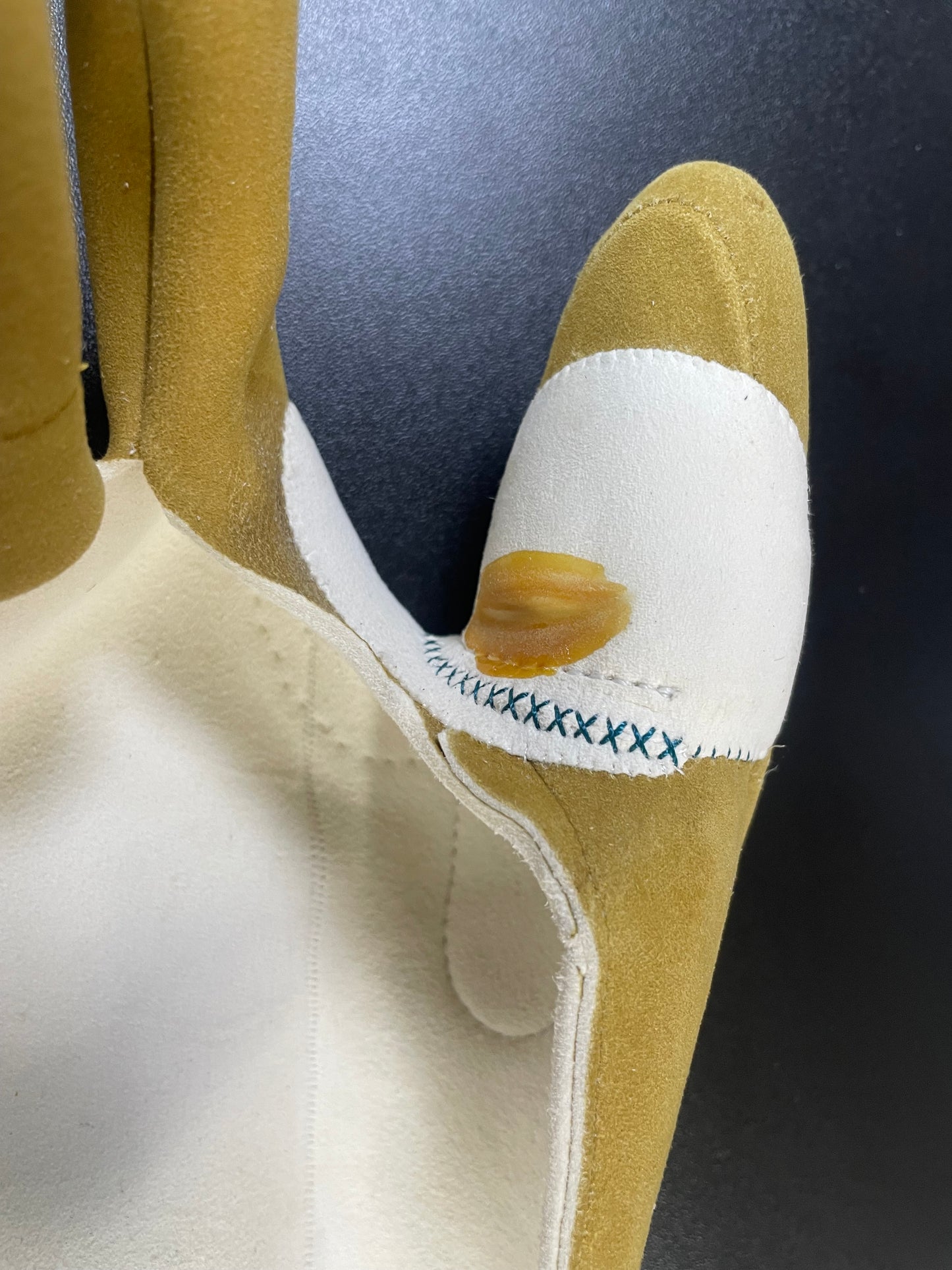 【中離特価】⑨三つ弽男子L-堅帽子三分縁【征矢弓具】【初級者~様向け】