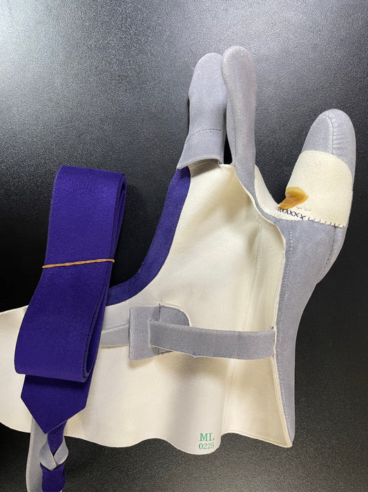 【中離特価】⑭三つ弽女子ML-堅帽子三分縁【征矢弓具】【初級者~様向け】