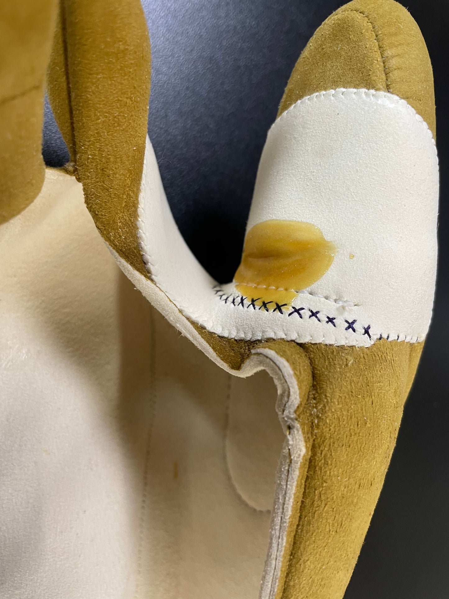 【中離特価】⑮三つ弽男子L-堅帽子三分縁【征矢弓具】【初級者~様向け】