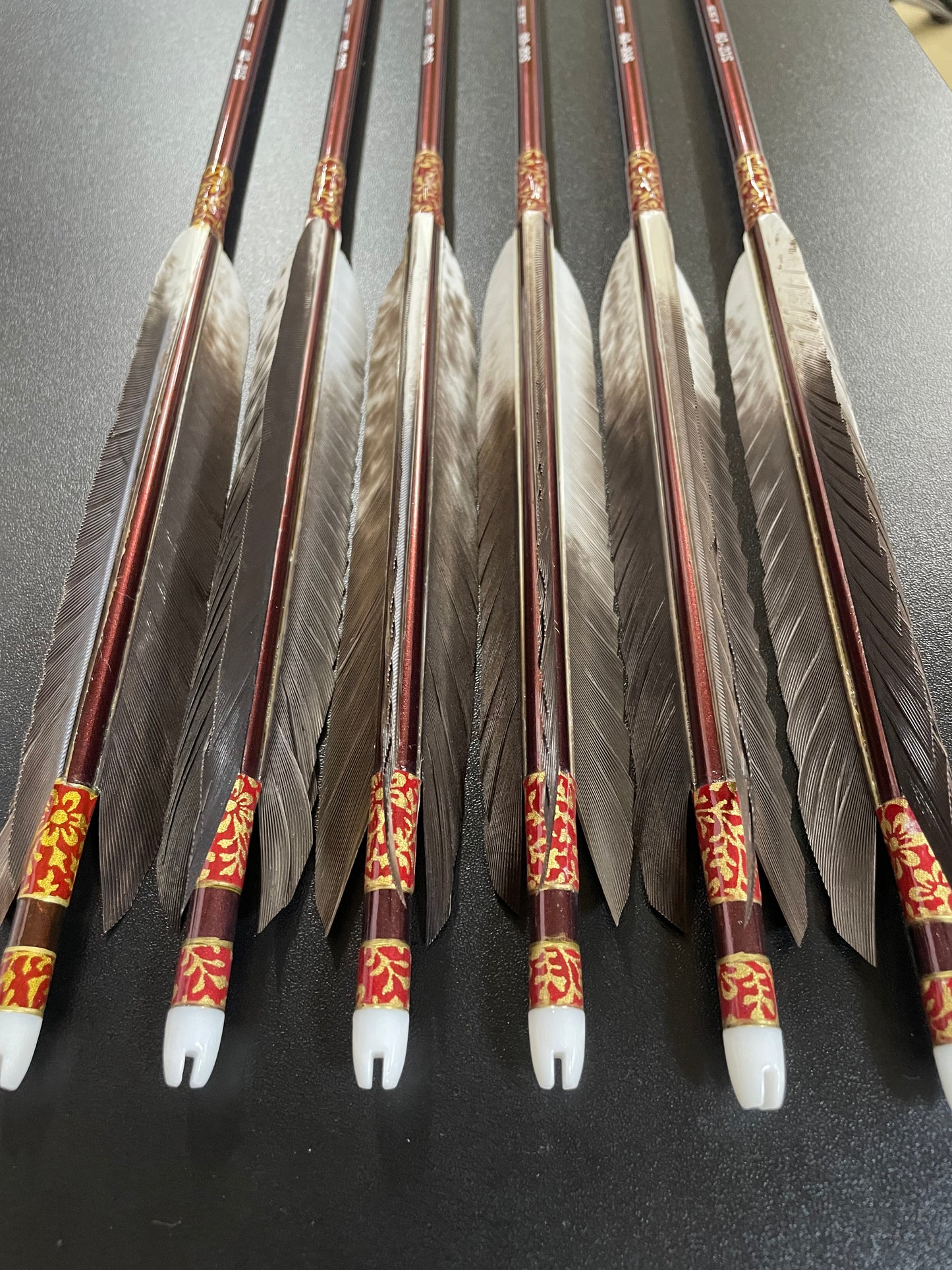 MIZUNO SST8020Sシャフト 犬鷲貝方羽 六つ矢 【羽長14.5cm】