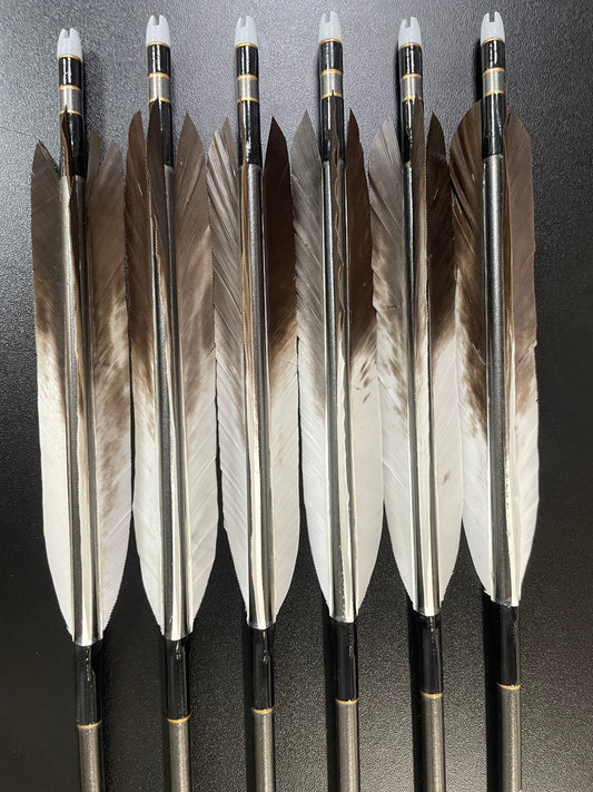 MIZUNO SST8020BMシャフト 犬鷲ホロ羽 六つ矢 【羽長15.0cm】