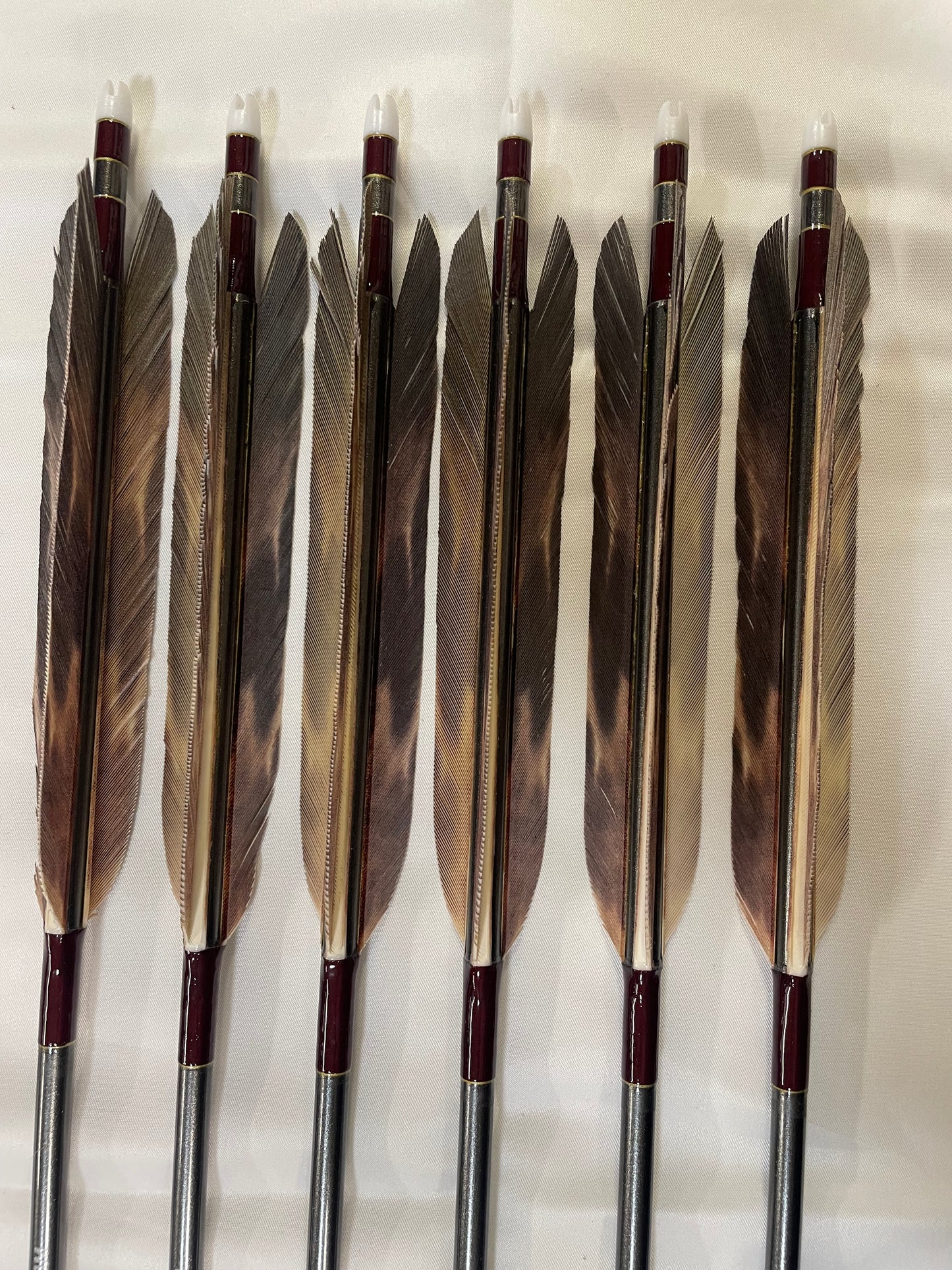 黒尾羽染抜 SST80-20BMシャフト 六つ矢② 【羽長14.5cm】