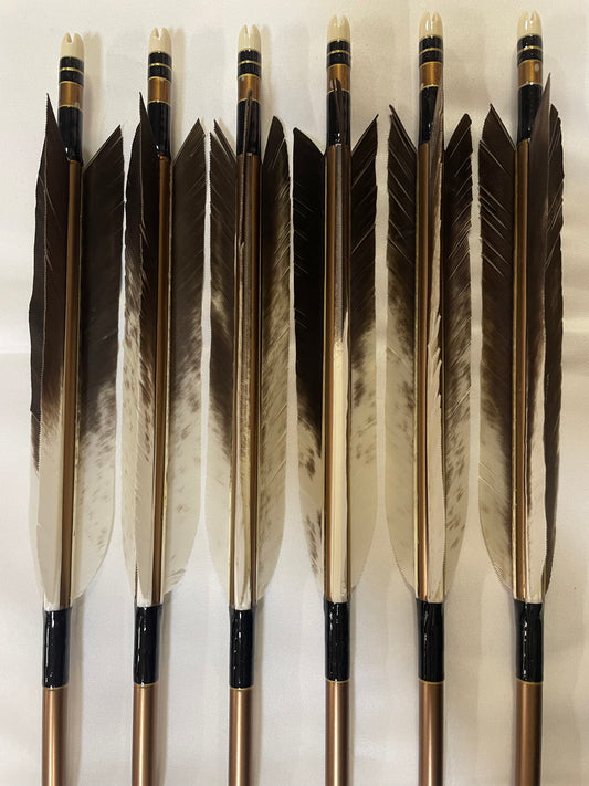 特価品EASTONアルミシャフト2015 犬手羽 六つ矢 【羽長15.0cm】