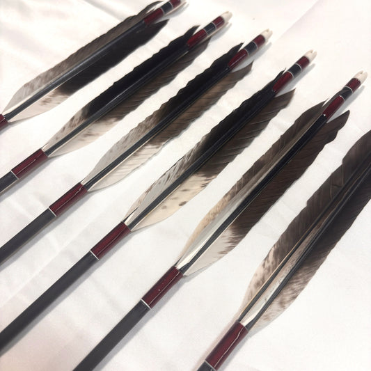 【訳アリ特価品】遠的矢 EASTONアルミカーボンシャフト3-18/560 犬手羽 (2)