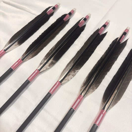 【訳アリ特価品】遠的矢 EASTONアルミカーボンシャフト3-18/560 犬手羽