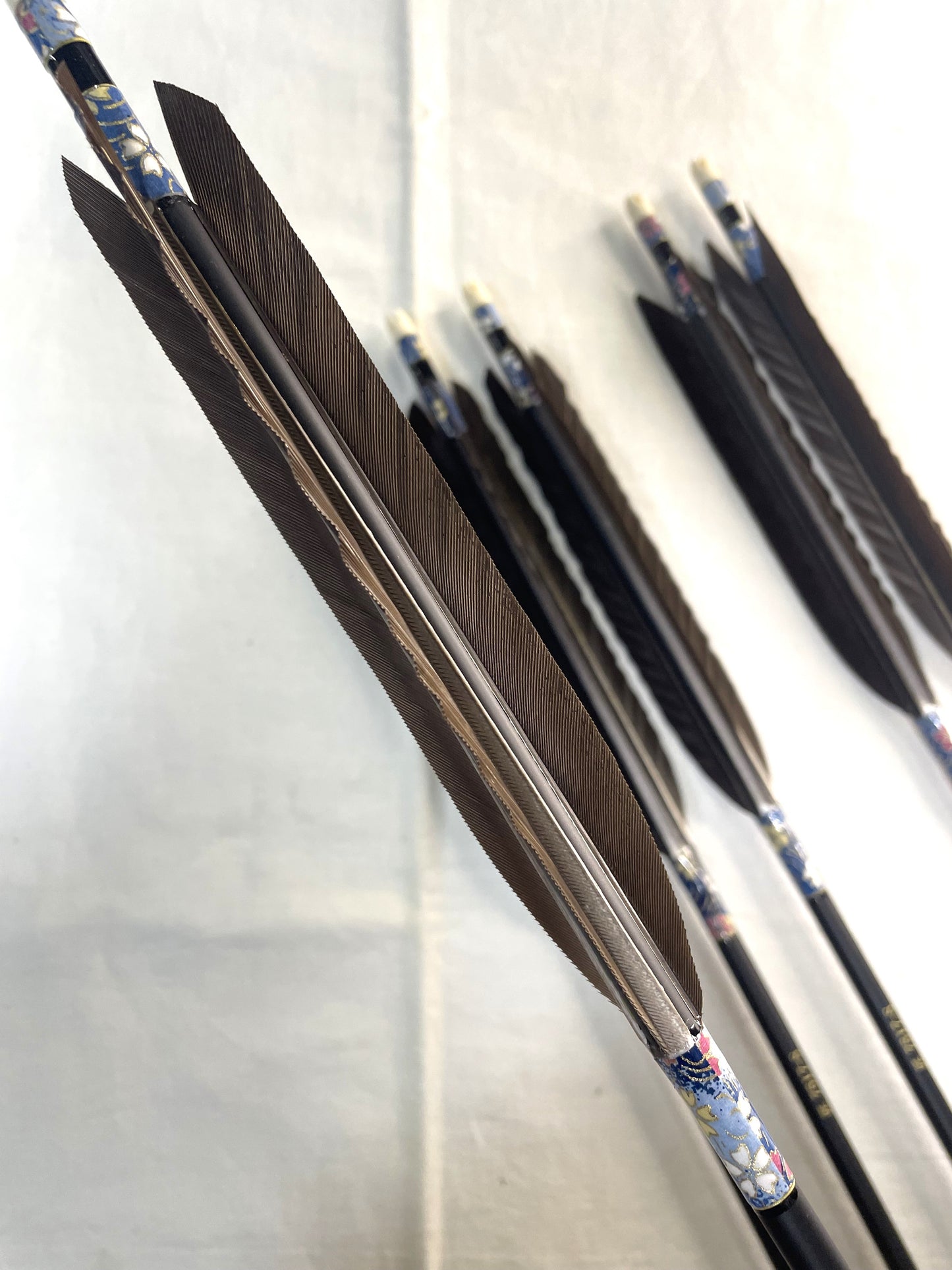 匠カーボン75-17Sシャフト 黒手羽 和紙巻