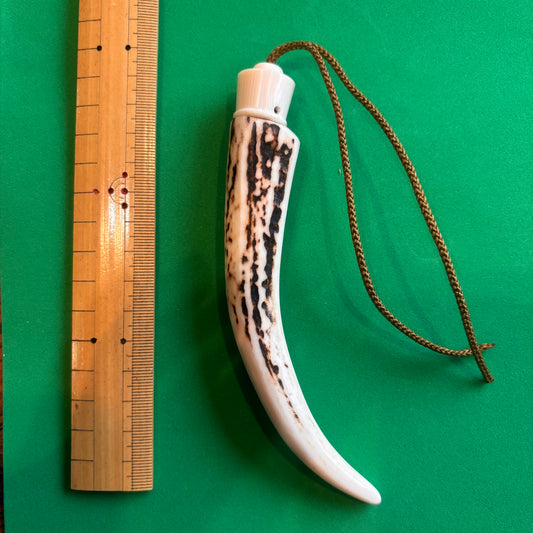 【特価】エゾシカ角 ギリ粉入れ 並作 ⑨
