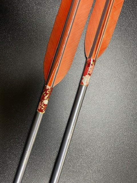 【即納】六つ矢 1913 シャフトターキー 染羽 K19-21