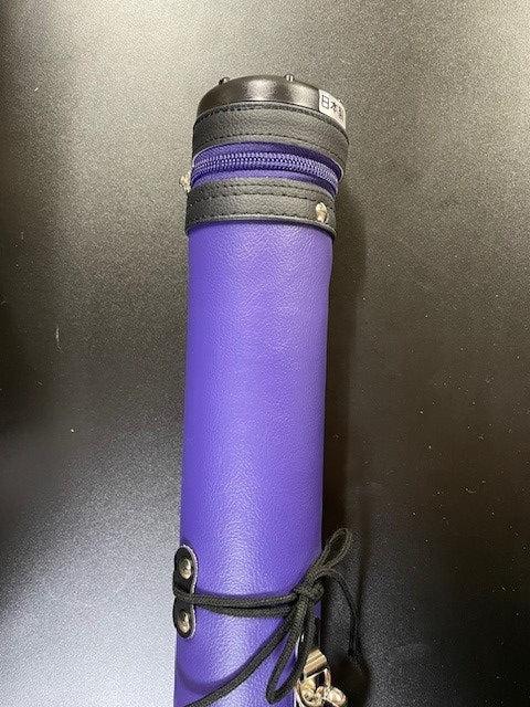 【矢尺107cmまで】PUレザー矢筒(6本収納目安)紫