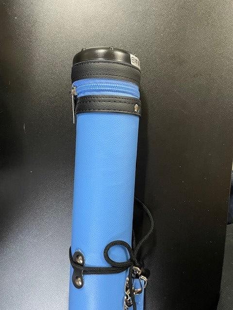 【矢尺107cmまで】PUレザー矢筒(6本収納目安)スカイブルー