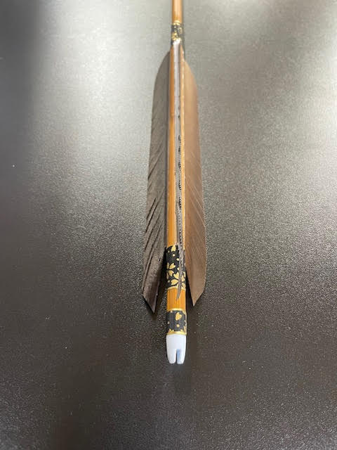 MIZUNO SST75-20BC バンブーカーボンシャフト 黒鷲手羽 六つ矢 和紙巻