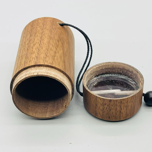 胡桃製フデ粉入れ C004