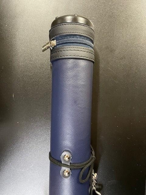 【矢尺107cmまで】PUレザー矢筒(6本収納目安)紺