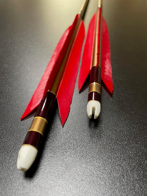 【即納】六つ矢 2015 シャフトターキー 染羽 K20-19