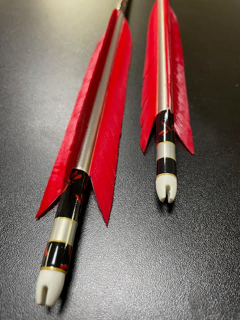 【即納】六つ矢 2015 シャフトターキー 染羽 K20-29