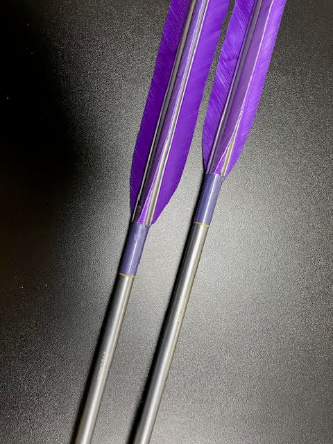 【即納】六つ矢 2015 シャフトターキー 染羽 K20-21