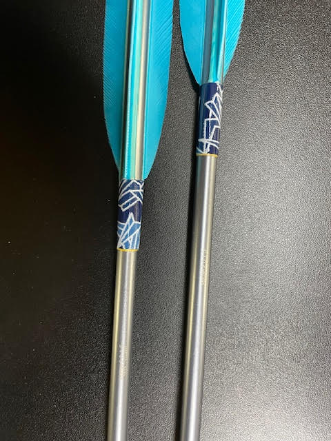 【即納】六つ矢 2015 シャフトターキー 染羽 K20-18