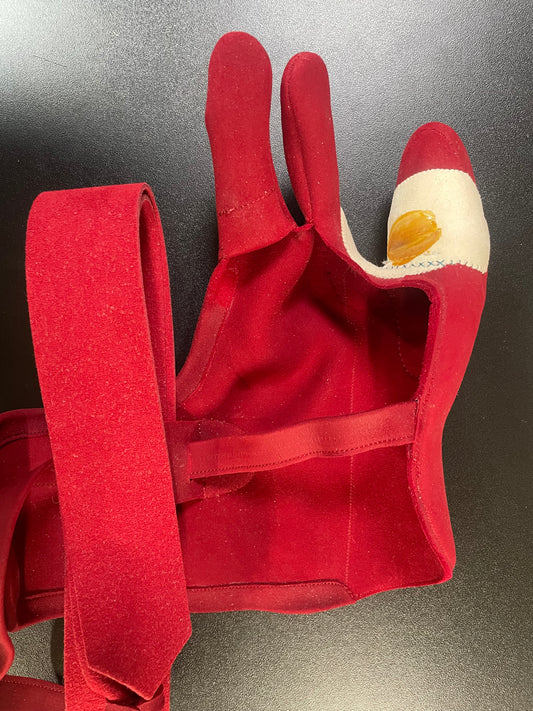 束離特価】⑬三つ弽 【女子S-堅帽子七分縁【中級者～様向け】