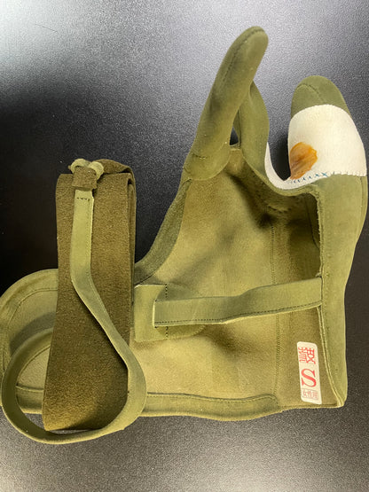 【束離特価】⑮三つ弽 女子S-堅帽子七分縁【中級者～様向け】