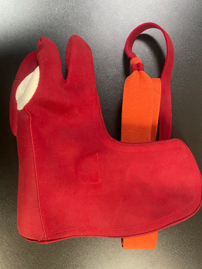 【束離特価】④三つ弽 女子Mサイズ-堅帽子分七分縁【中級者～様向け】