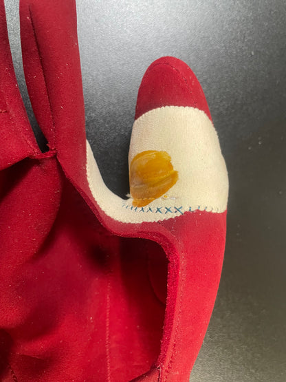 束離特価】⑬三つ弽 【女子S-堅帽子七分縁【中級者～様向け】