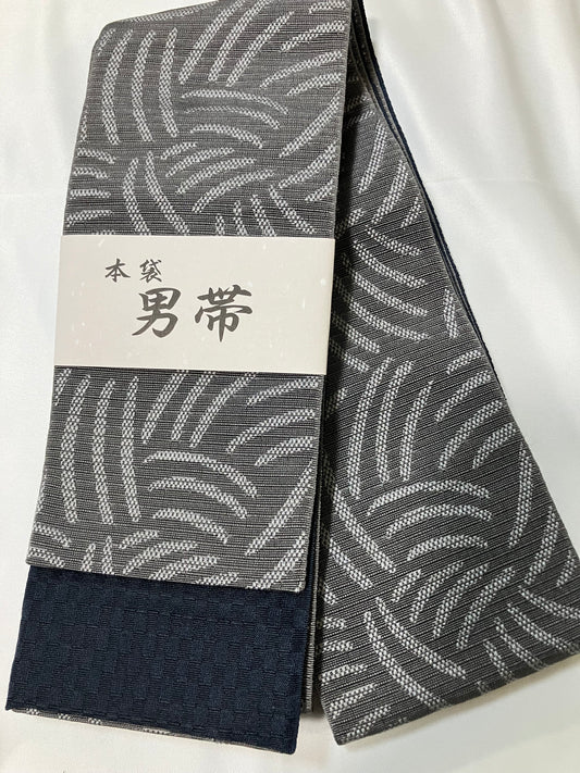 【波紋】男帯　高品質本袋帯【一点限り】
