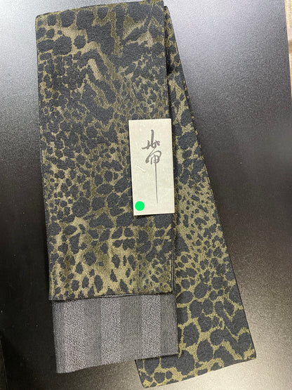 【レオパードはレア】男帯　ポリエステル高品質角帯【一点限り】