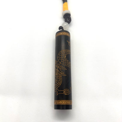 黒檀製ギリ粉入れ（龍）