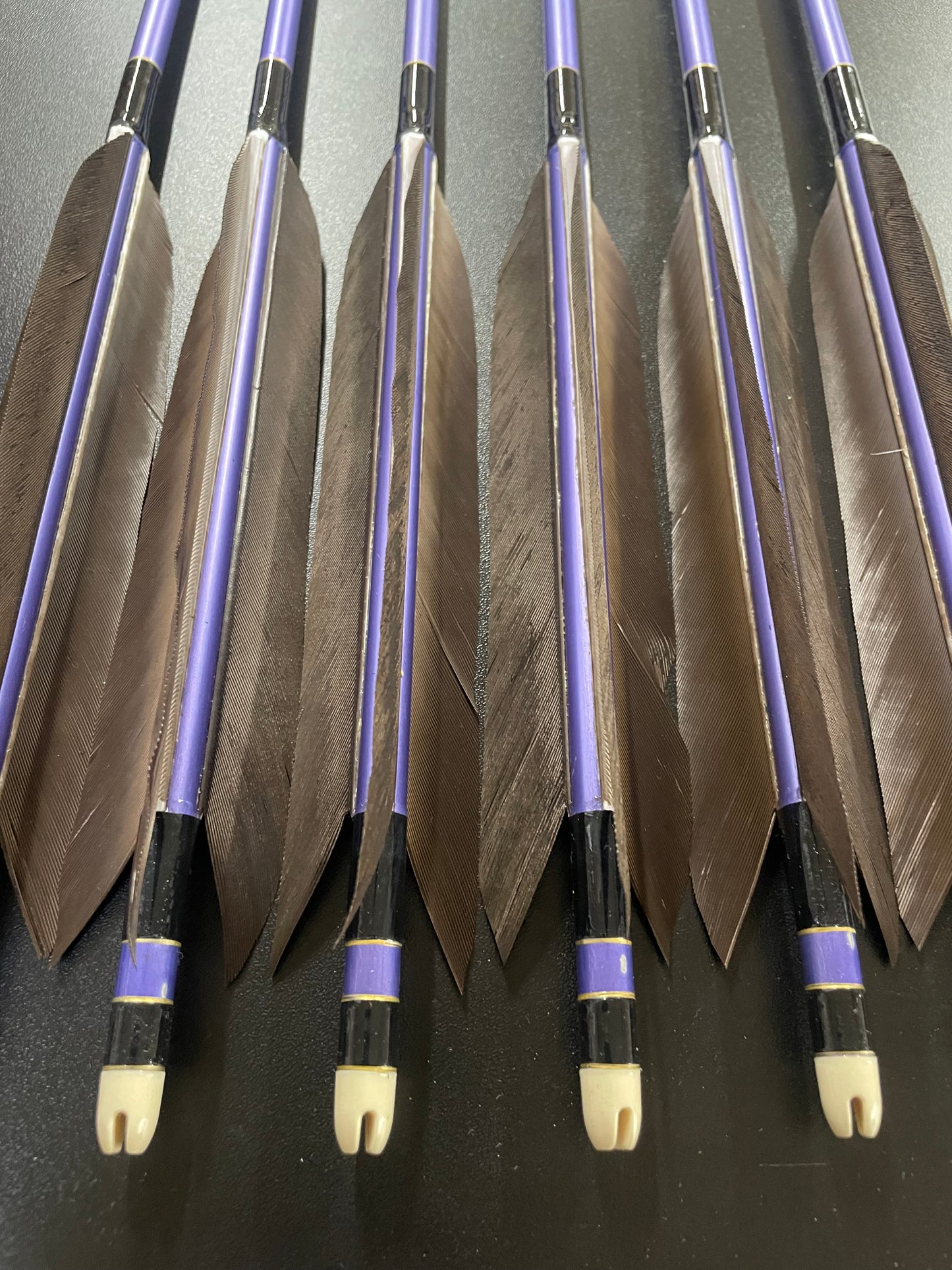 【即納】六つ矢EASTON  アルミシャフト　藤 2015シャフト  黒鷲手羽