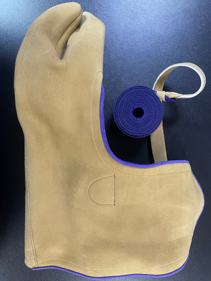 【中離特価】①三つ弽男子ML-堅帽子七分縁【征矢弓具】【初級者～様向け】