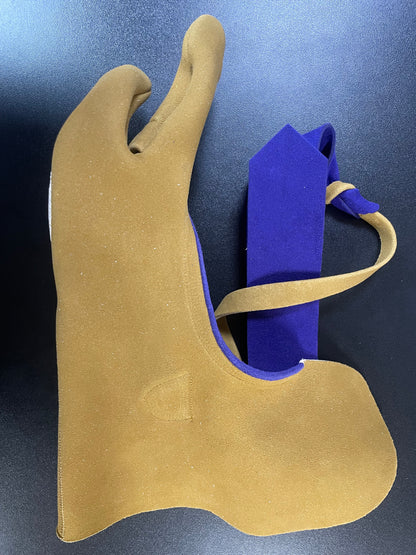 【中離特価】④三つ弽男子ML-堅帽子三分縁【征矢弓具】【初級者～様向け】