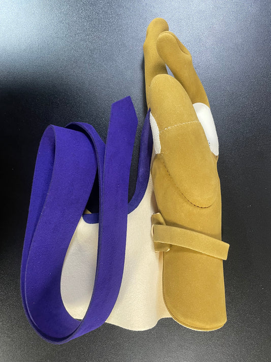 【中離特価】⑤三つ弽男子ML-堅帽子三分縁【征矢弓具】【初級者～様向け】