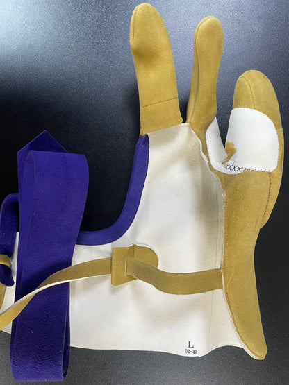 【中離特価】⑧三つ弽男子L-堅帽子三分縁【征矢弓具】【初級者～様向け】