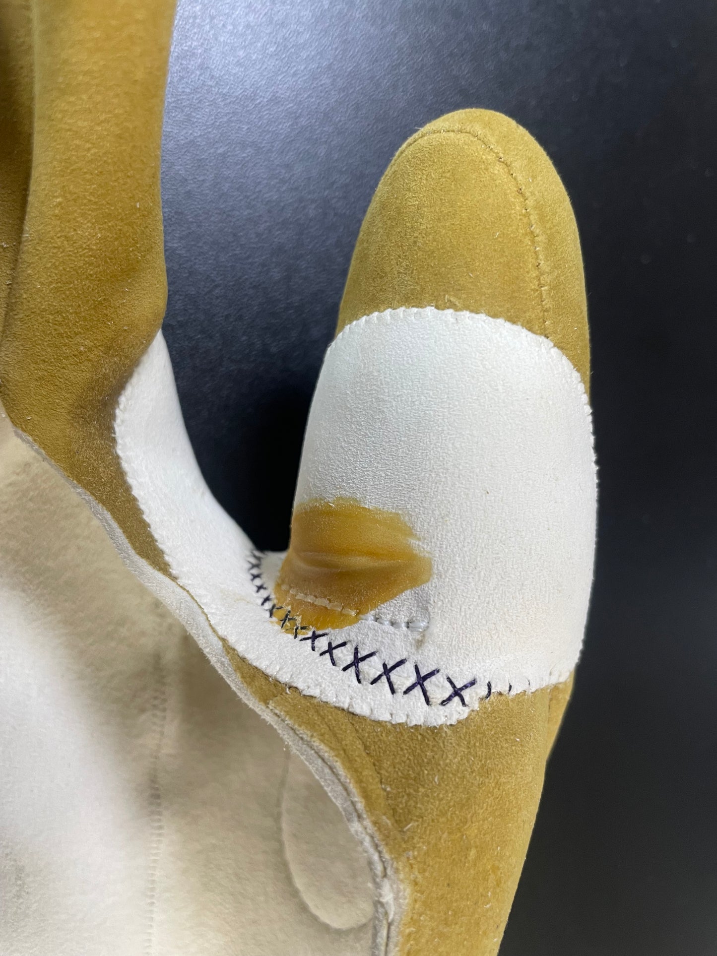 【中離特価】⑧三つ弽男子L-堅帽子三分縁【征矢弓具】【初級者～様向け】