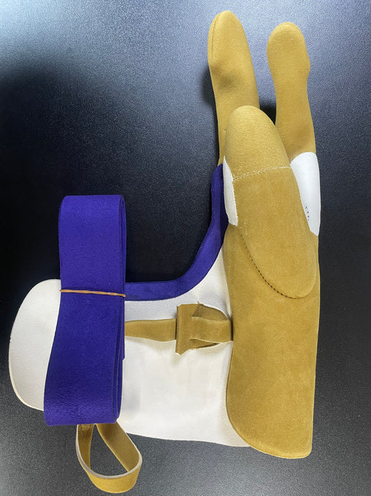 【中離特価】⑨三つ弽男子L-堅帽子三分縁【征矢弓具】【初級者～様向け】