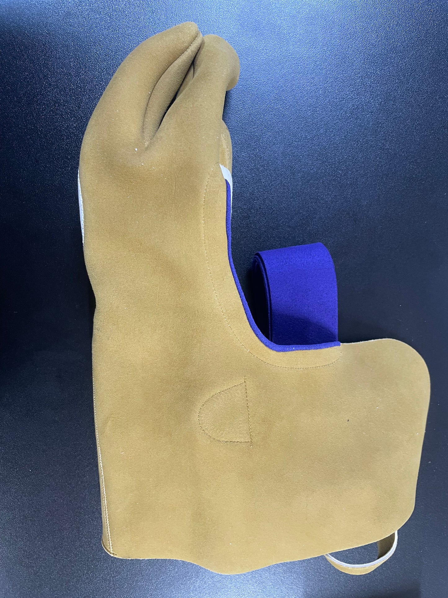 【中離特価】⑨三つ弽男子L-堅帽子三分縁【征矢弓具】【初級者～様向け】