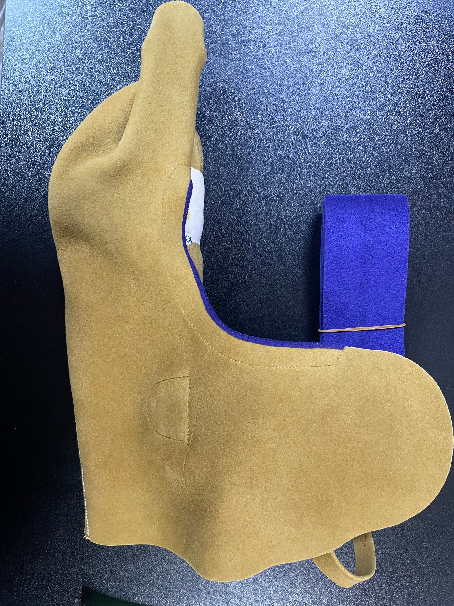 【中離特価】⑫三つ弽女子ML-堅帽子三分縁【征矢弓具】【初級者～様向け】