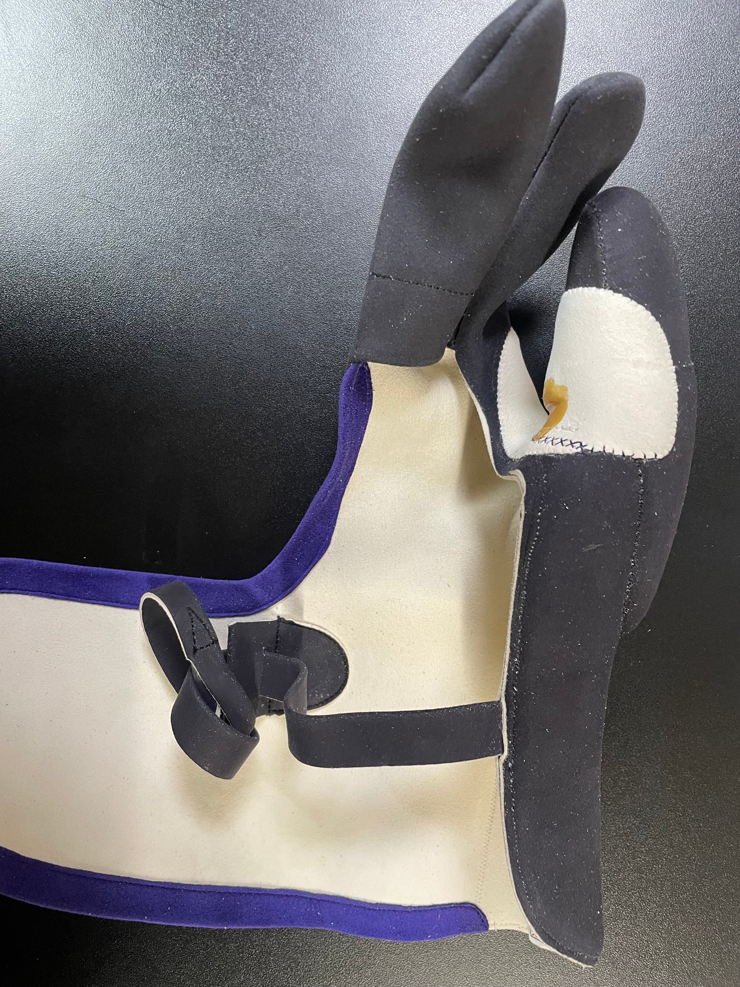 【中離特価】⑬三つ弽男子3L-堅帽子七分縁【征矢弓具】【初級者～様向け】