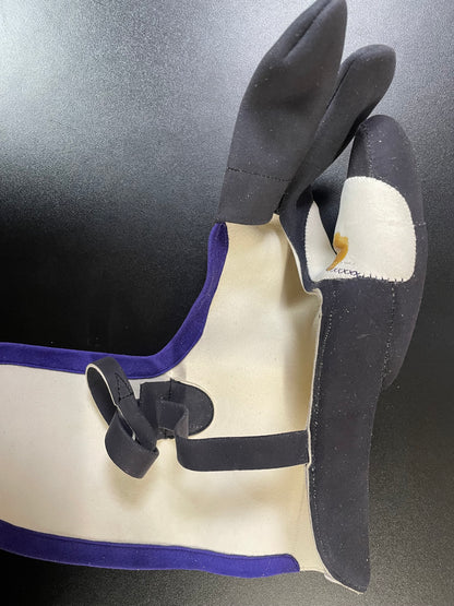 【中離特価】⑬三つ弽男子3L-堅帽子七分縁【征矢弓具】【初級者～様向け】