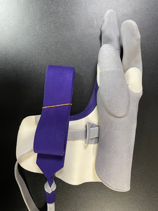 【中離特価】⑭三つ弽女子ML-堅帽子三分縁【征矢弓具】【初級者～様向け】