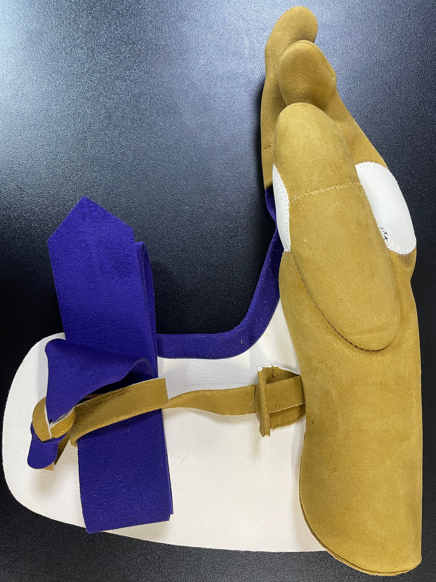 【中離特価】⑮三つ弽男子L-堅帽子三分縁【征矢弓具】【初級者～様向け】