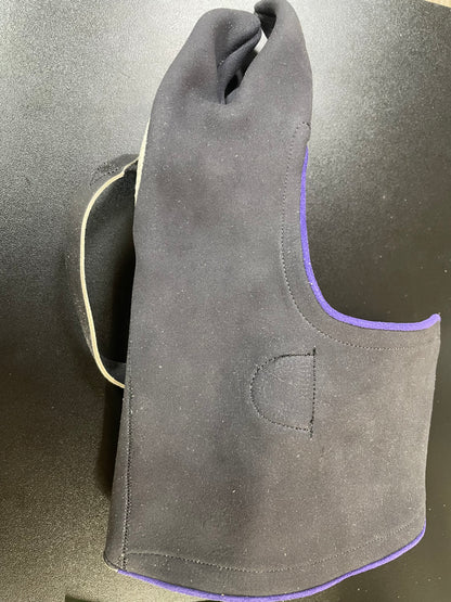 【中離特価】⑱三つ弽女子LL-堅帽子七分縁【征矢弓具】【初級者～様向け】