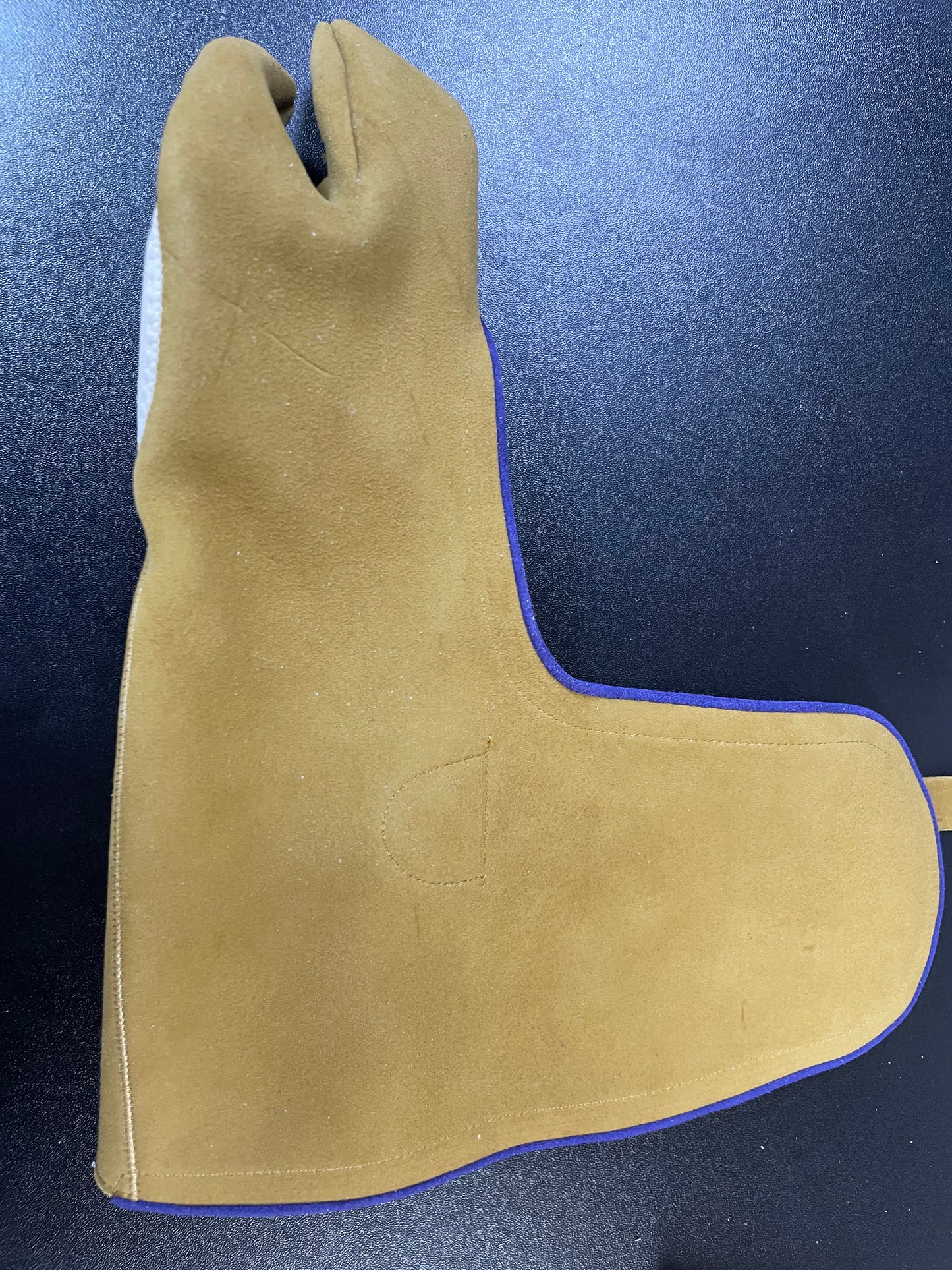 【中離特価】⑲三つ弽男子L-堅帽子七分縁【征矢弓具】【初級者～様向け】